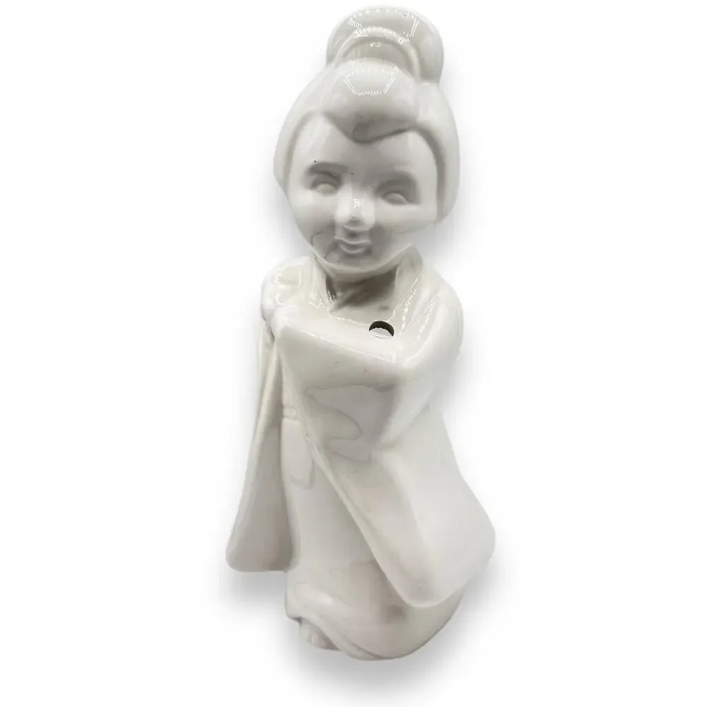 Vintage 1980s Orchids Of Hawaii Geisha Tiki Mug Flower Vase - 10